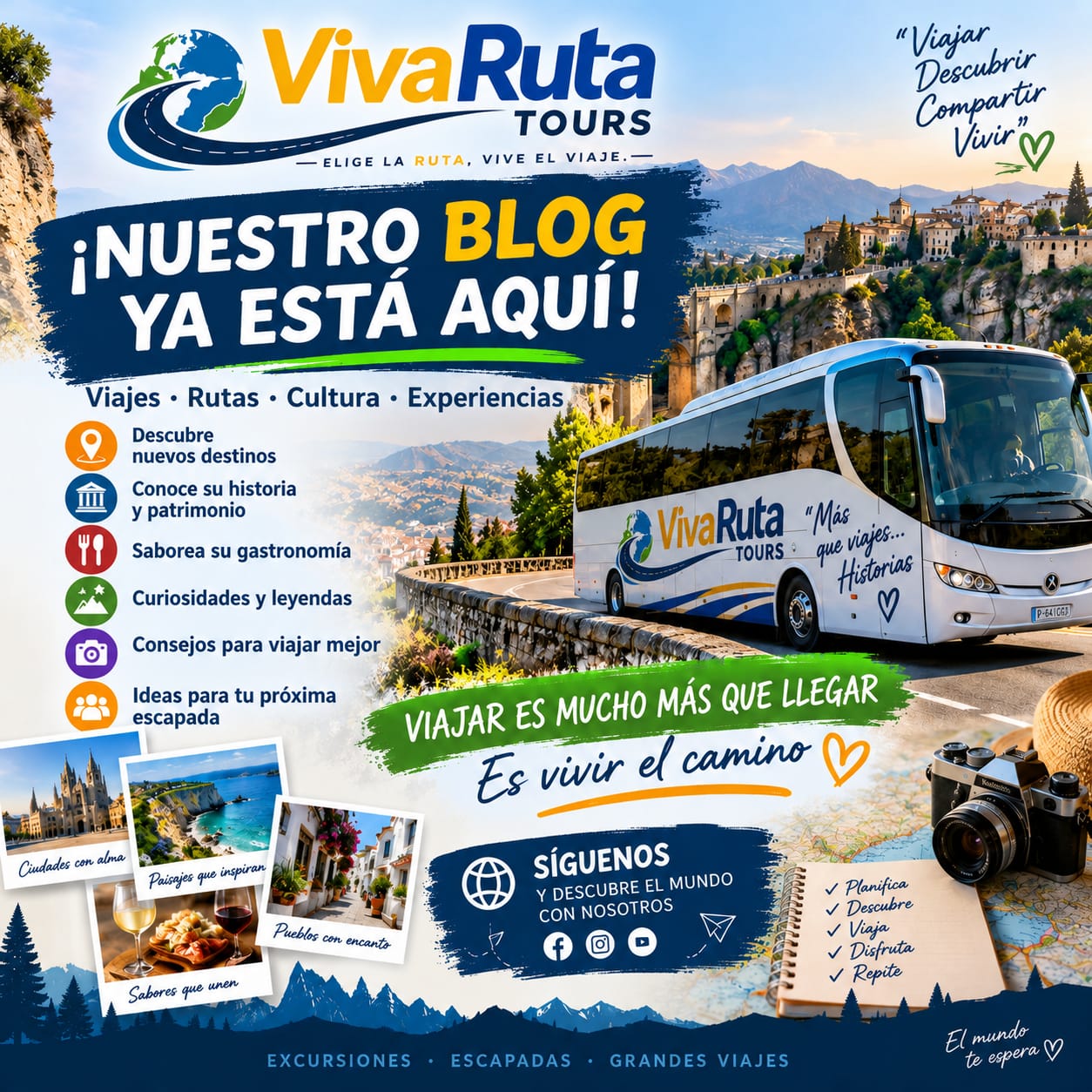 ¡Nuestro blog ya está aquí! VivaRuta Tours